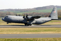 USAF Lockheed C-130J-30 Hercules 07-46310 at Prestwick (2025)