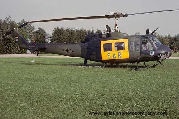 German Air Force LTG61 Bell/Dornier UH-1D 71+34 (1987)
