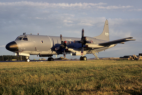 Canadian Armed Forces Lockheed CP-140 Aurora 140112 at RAF Kinloss (1987)
