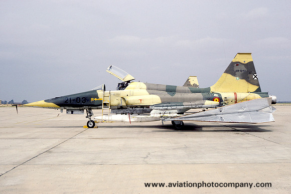 Spanish Air Force Ala 21 Northrop F-5A Freedom Fighter A.9-040/21-03 (1987)