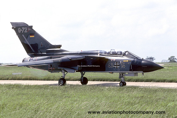 German Air Force TTTE Panavia Tornado IDS 43+14/G-72 (1987)