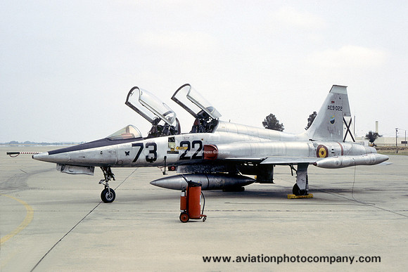 Spanish Air Force Ala 73 Northrop F-5B Freedom Fighter AE.9-022/73-22 (1987)