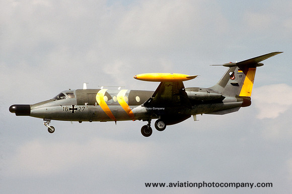 German Air Force JBG32 HFB-320 Hansajet ECM 16+27 (1987)