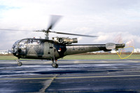 Dutch Air Force Sud Alouette III A-301 at Rhein Main (1987)