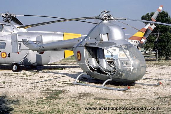 Spanish Air Force Aerotecnica AC-12 Pepo Z.4-06 displayed at Cuatro Vientos (1987)