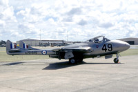 RAAF De Havilland (Australia) DH.115 Vampire T.35 A79-649 (1987)