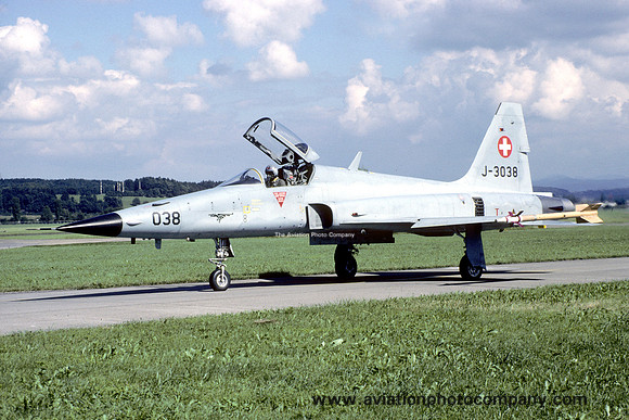 Swiss Air Force Northrop F-5E Tiger J-3038 (1987)