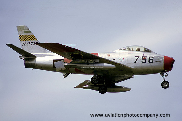 JASDF 1 Hikotai North American F-86F Sabre 72-7756 (1973)