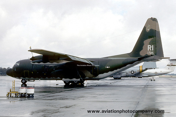USAF Rhode Island ANG 143 TAS Lockheed C-130A Hercules 57-0515 (1976)
