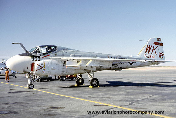 US Marines VMA(AW)-224 Grumman A-6E Intruder 152941/WK-353 (1980)