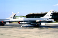 USAF 388 TFW GD F-16A Fighting Falcon 79-0372/6 at RAF Lossiemouth (1981)