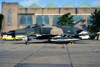 USAF 50 TFW 496 TFS McDonnell F-4E Phantom 68-0496/HR at RAF Mildenhall (1981)