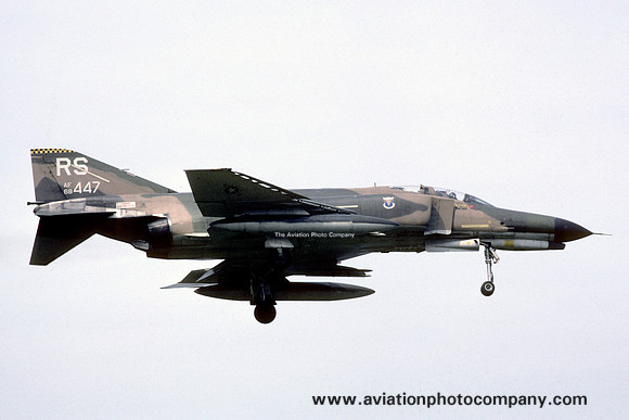 USAF 86 TFW 512 TFS McDonnell F-4E Phantom 68-0447/RS (1980)
