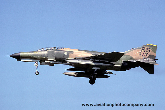 USAF 86 TFW 512 TFS McDonnell F-4E Phantom 68-0378/RS (1980)