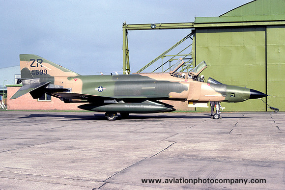 USAF 26 TRW 38 TRS McDonnell RF-4C Phantom 68-0599/ZR at RAF Lossiemouth (1981)