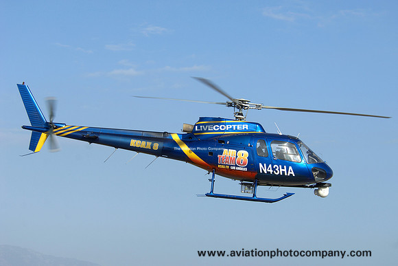 KCAX 8 Aerospatiale AS.350B Ecureuil N43HA (2008)