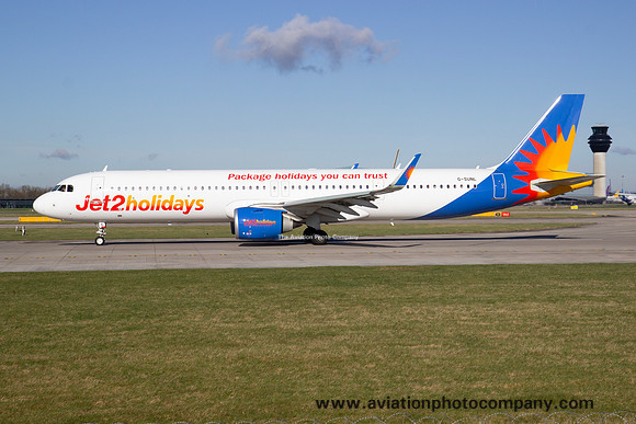 Jet2 Airbus A321-251NX G-SUNL at Manchester (2025)