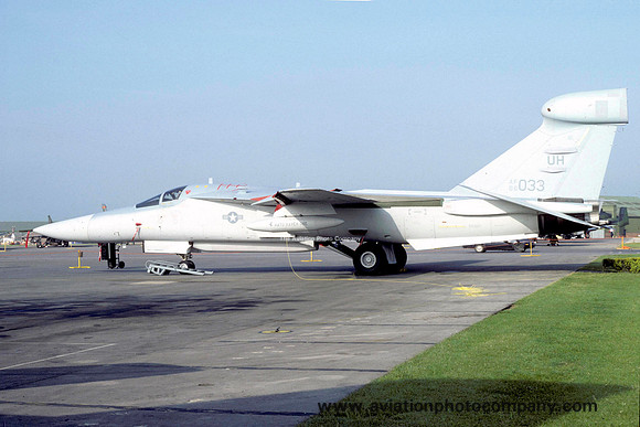 USAF 20 TFW 42 ECS General Dynamics EF-111A Raven 66-0033/UH (1984)