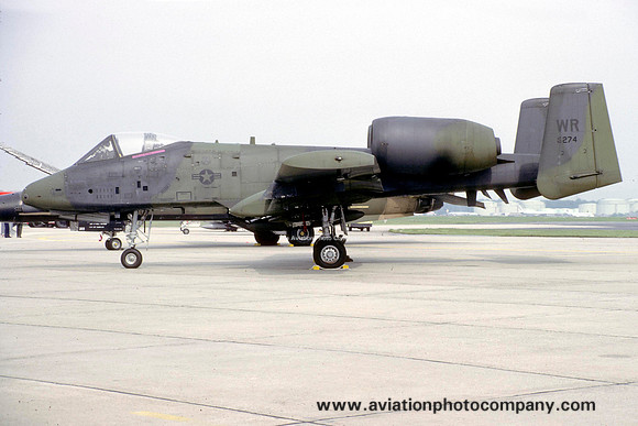 USAF 81 TFW Fairchild A-10A 80-0274/WR (1984)