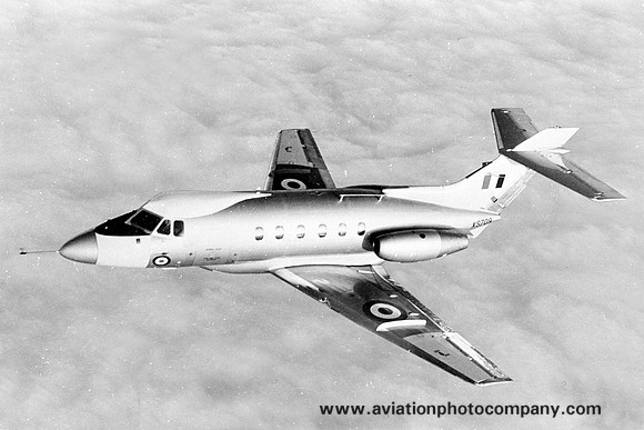 RAF Hawker Siddeley HS.125 Dominie T.1 XS709 Air to Air