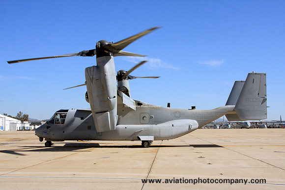 US Marines VMM-161 Bell-Boeing MV-22B Osprey 168005/YR-10 at MCAS Miramar (2012)