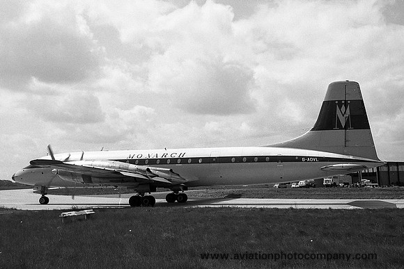 Monarch Bristol Britannia G-AOVL