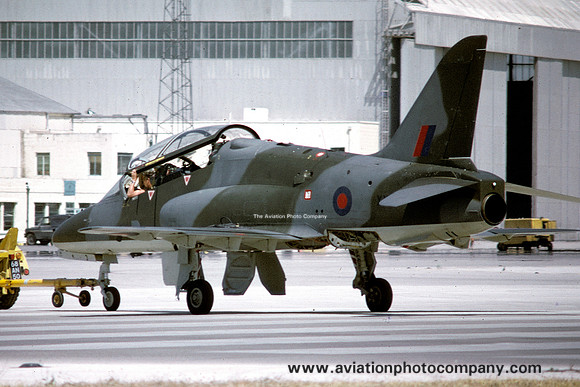 RAF Hawker Siddeley Hawk T.1 XV156 at RAF Luqa (1975)