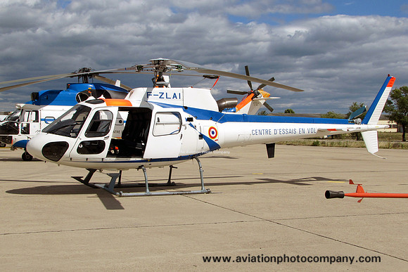 French Air Force CEV Aerospatiale AS.350U2 F-ZLAI at Istres (2014)