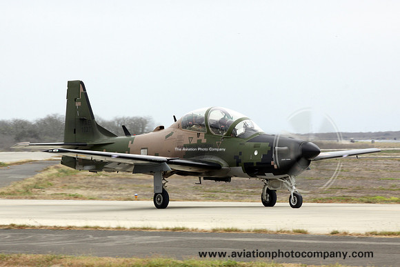 Ecuadorian Air Force Embraer A-29B FAE1027 at Manta (2014)