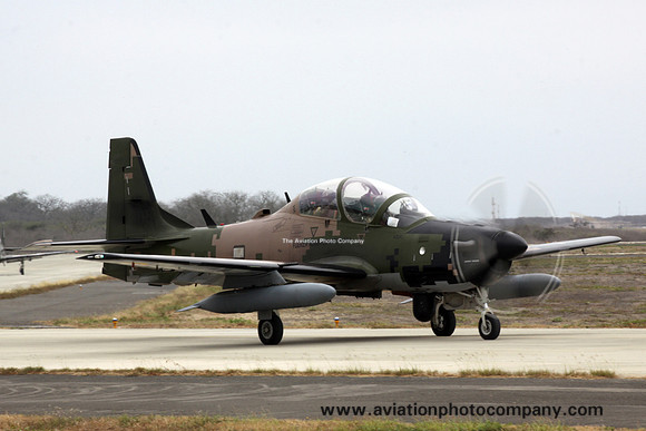 Ecuadorian Air Force Embraer A-29B FAE1012 at Manta (2014)