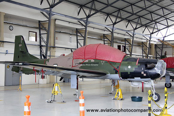 Ecuadorian Air Force Embaer A-29B FAE1011 at Manta (2014)