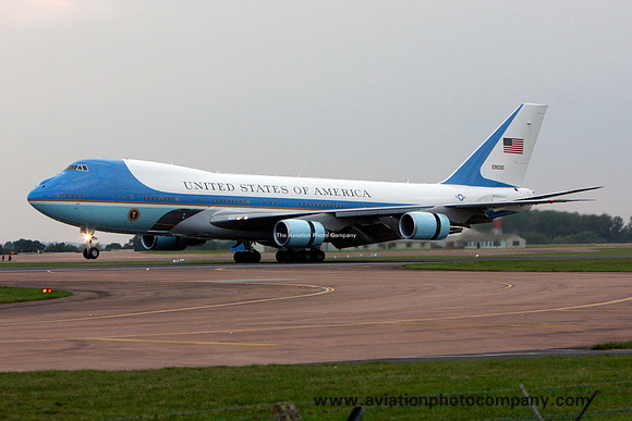 USAF Boeing VC-25A 92-9000 at Fairford (2014)