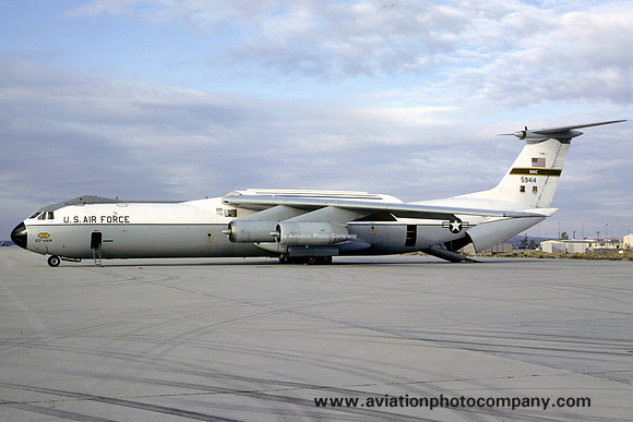 USAF 63 MAW Lockheed C-141B Starlifter 65-9414 (1983)