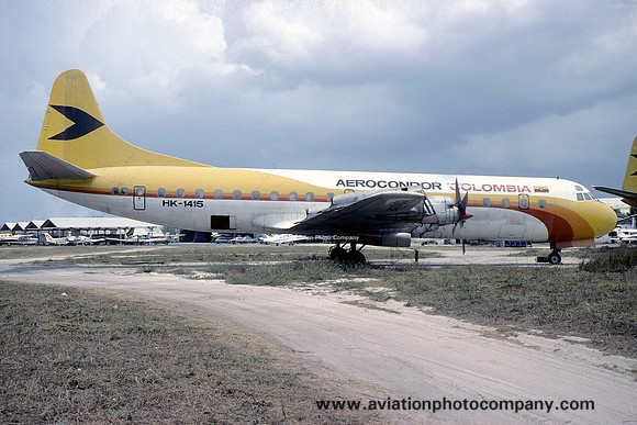 Aerocondor Colombia Lockheed Electra HK-1415 (1981)