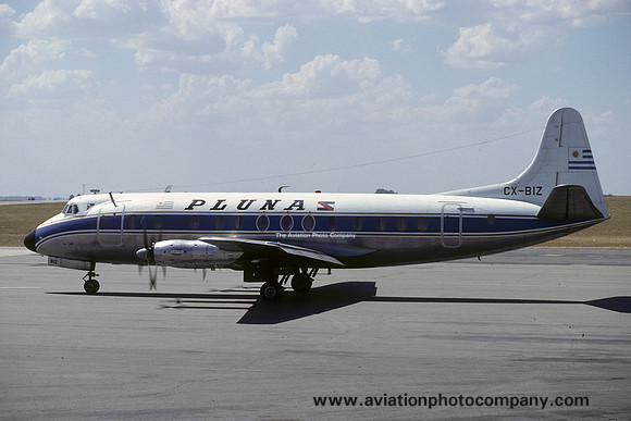 PLUNA Vickers Viscount CX-BIZ (1979)