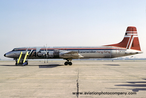 Transmeridian Hong Kong Canadair CL-44D VR-HHC (1979)