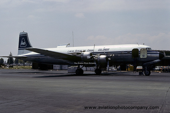 Lineas Aereas del Caribe Douglas DC-6 HK-1706 (1979)