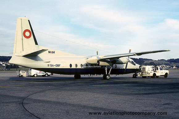 Mobil Oil Libya Fairchild F-27F 5A-DBF (1977)