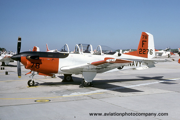 US Navy TAW-6 Beech T-34C Turbo Mentor 162276/F-78 (1985)