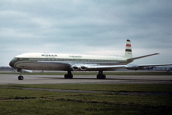 Misrair De Havilland Comet 4 SU-ALC (1960s)