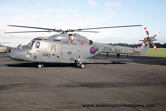 Royal Navy 702 Squadron Westland Lynx HAS.2 XZ692/643 (1986)
