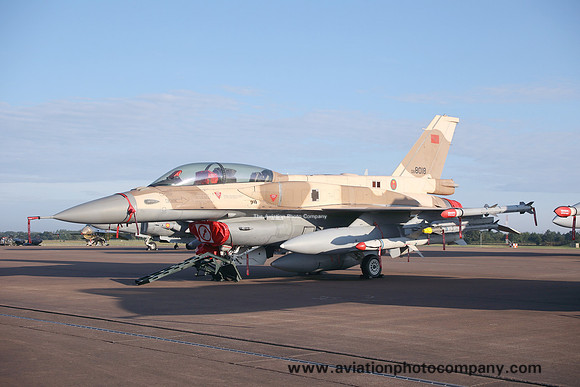 Royal Moroccan Air Force Lockheed F-16D 08-8018 at RIAT Fairford (2024)