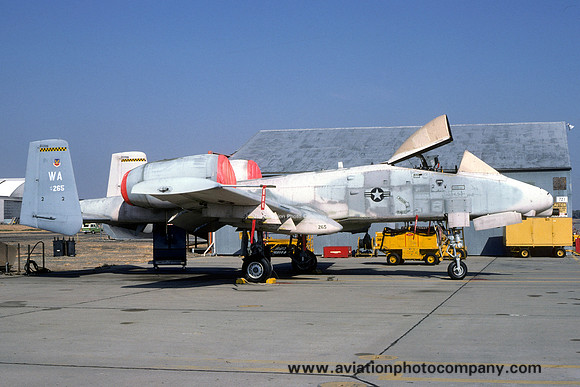 USAF 57 TTW Fairchild A-10A 75-0265/WA at Nellis AFB (1978)