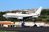 US Navy Boeing C-40A Clipper 169793 at Lajes (2024)