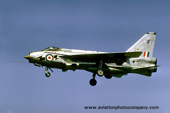 RAF 111 Squadron English Electric Lightning F.3 XP759/F (1974)