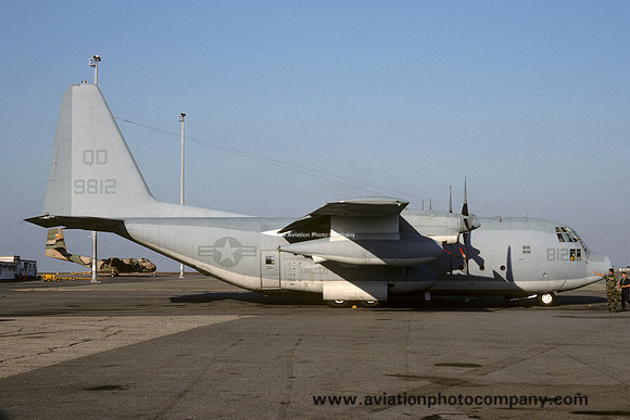 US Marines VMGR-152 Lockheed KC-130F Hercules 149812/QD (1989)