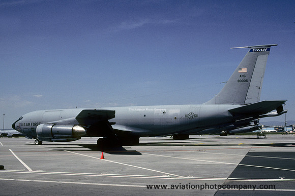 USAF Utah ANG 191 ARS Boeing KC-135E 58-0006 at Rhein Main (1999)