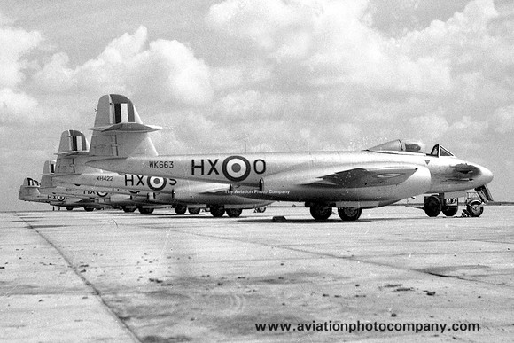 RAF 226 OCU Gloster Meteor F.8 WK663