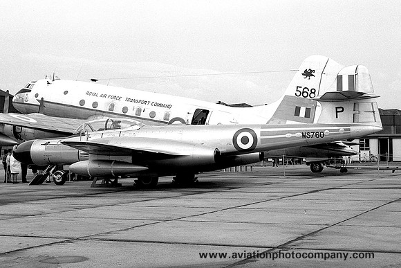RAF 1 ANS Gloster Meteor NF(T).14 WS760/P