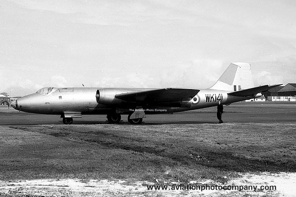 RAF English Electric Canberra B.2 WK141 at Prestwick (1961)